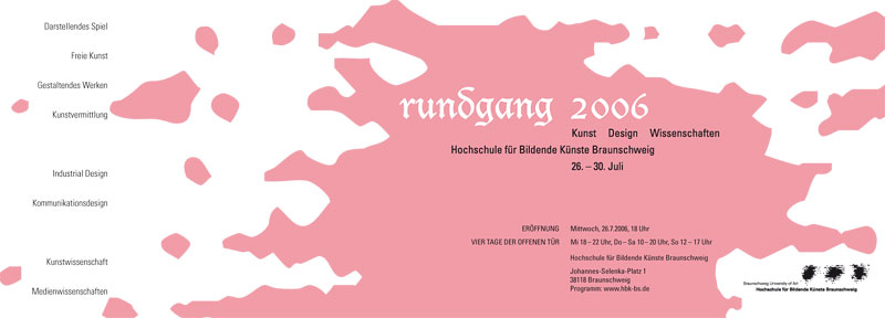HBK braunschweig | rundgang 2006