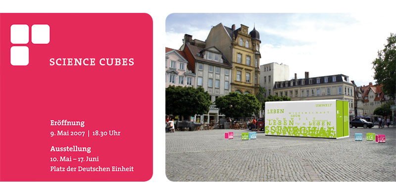 science cubes | braunschweig stadt der wissenschaft 2007